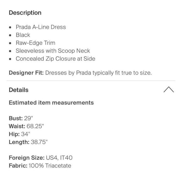 Prada Authentic Solid Black Tank Round Neck A Line Dress IT 40 US 4 Small - Picture 4 of 8